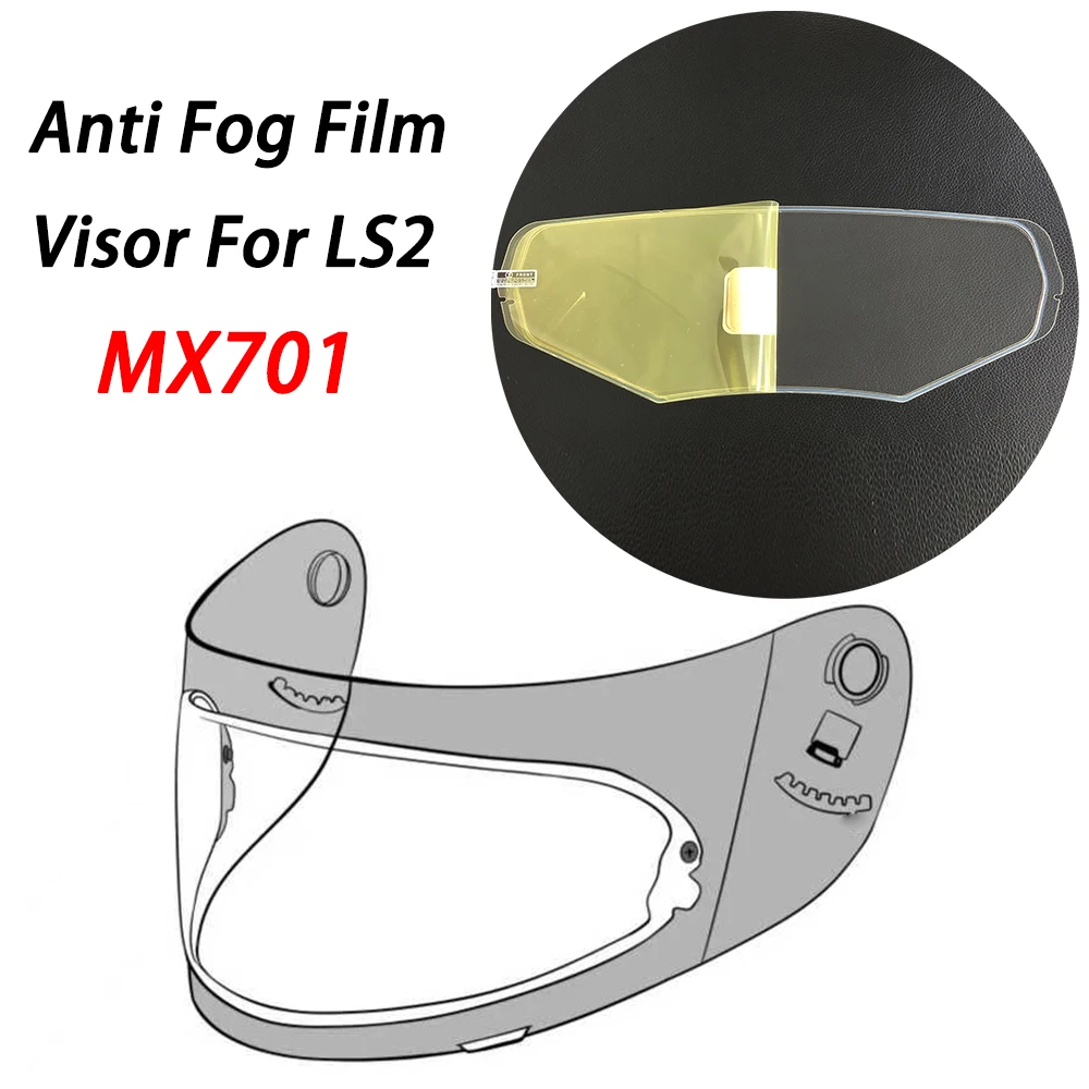

Motorcycle Helmet Visor Film Anti Fog Film Patch For LS2 MX701