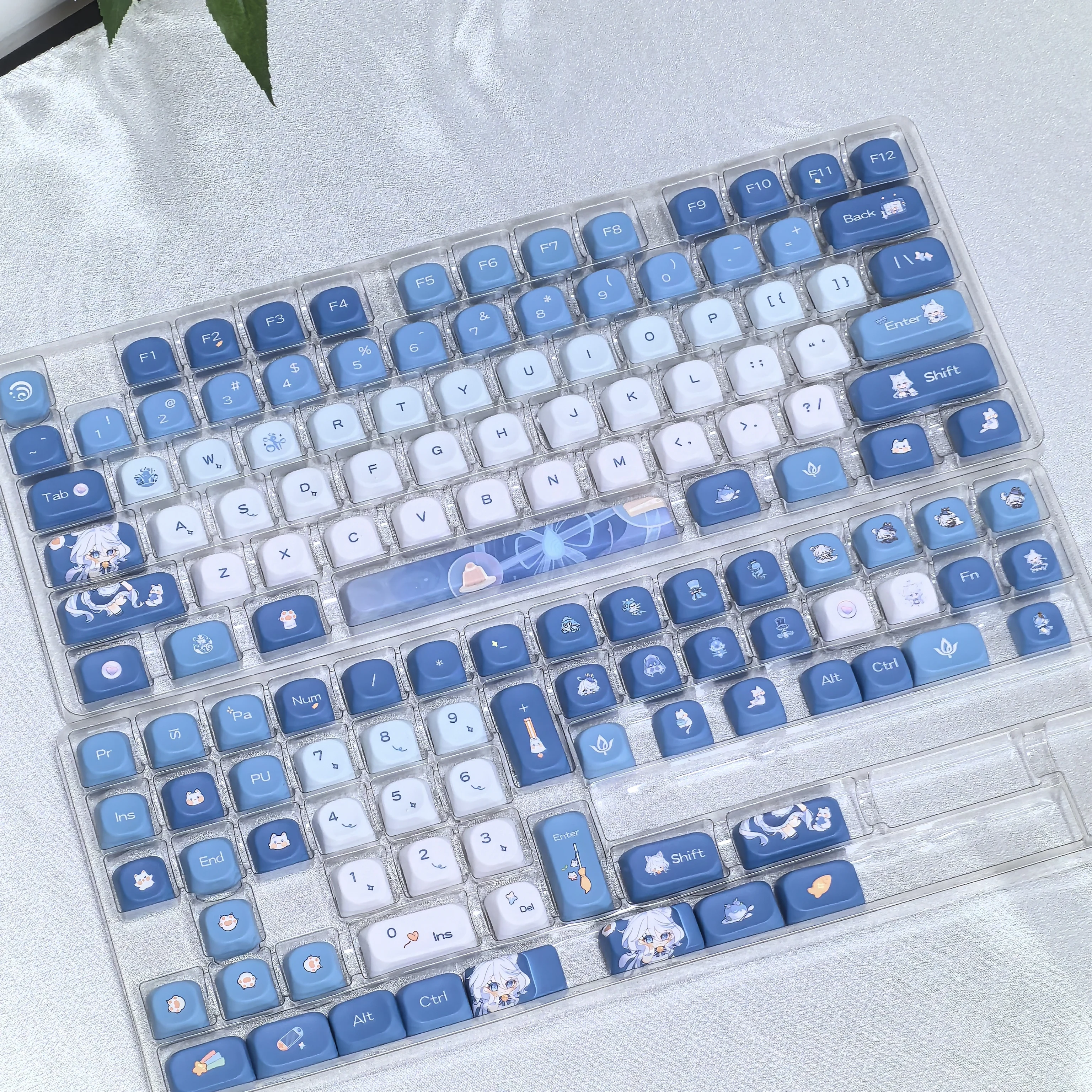 MAIMOOO 原神インパクト放浪者キーキャップ FUFU XIAO PBT 熱昇華 