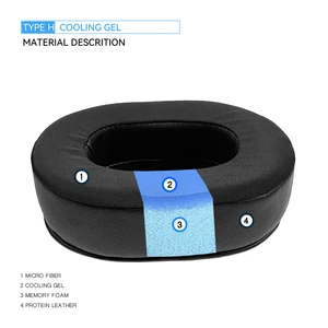 TOURFOUR için yedek Pedler kulaklıklar Düzenleyici W800BT, W808BT, W820BT, W828NB, W820NB, W830BT, W855, W855BT, K800, K815P Köpüğün en iyi 10 satışı, düzenleyici-no. 2