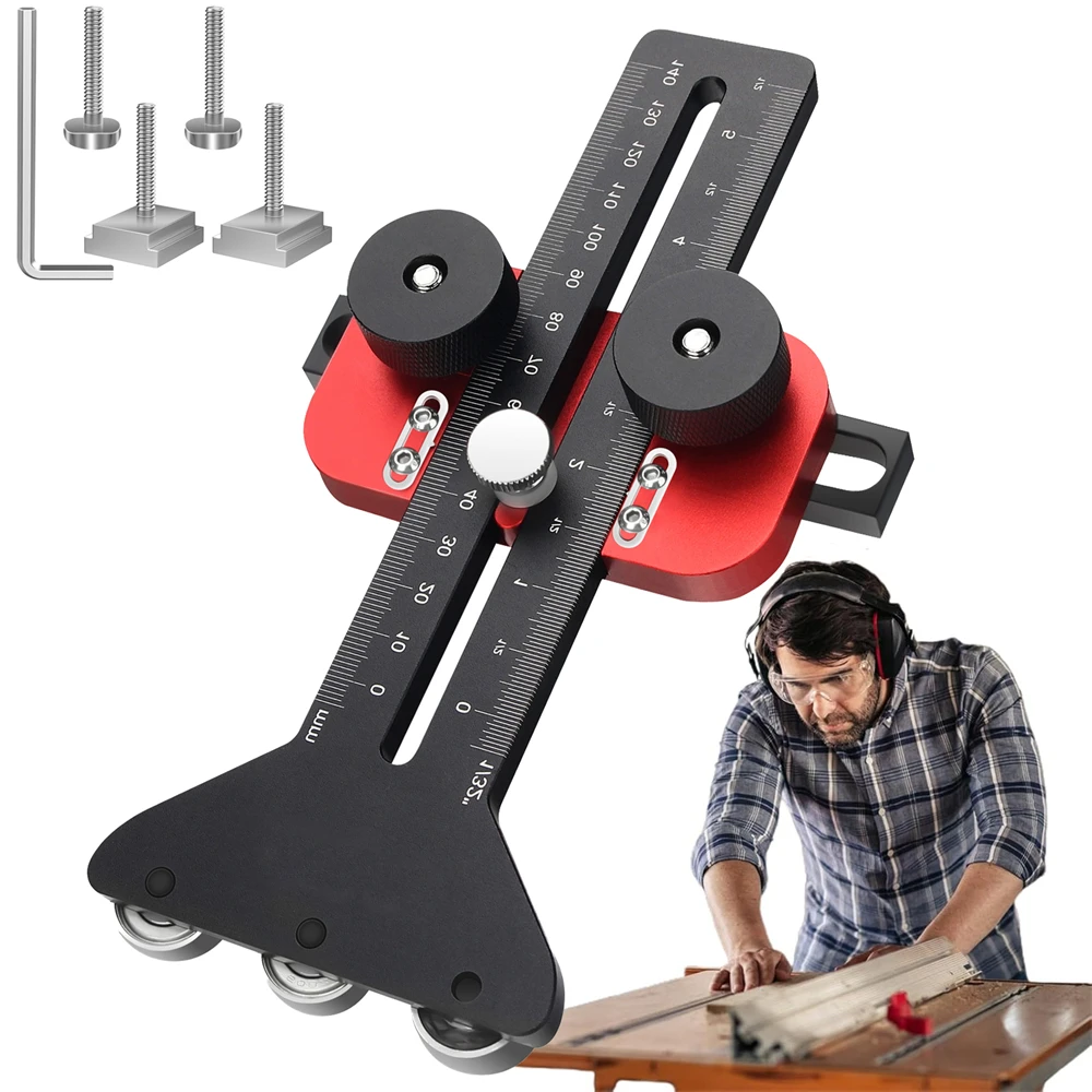 أدوات تحديد المواقع لقطع الخشب منشار الطاولة، حد القطع السريع، منضدة النجارة، تحديد المواقع والتثبيت