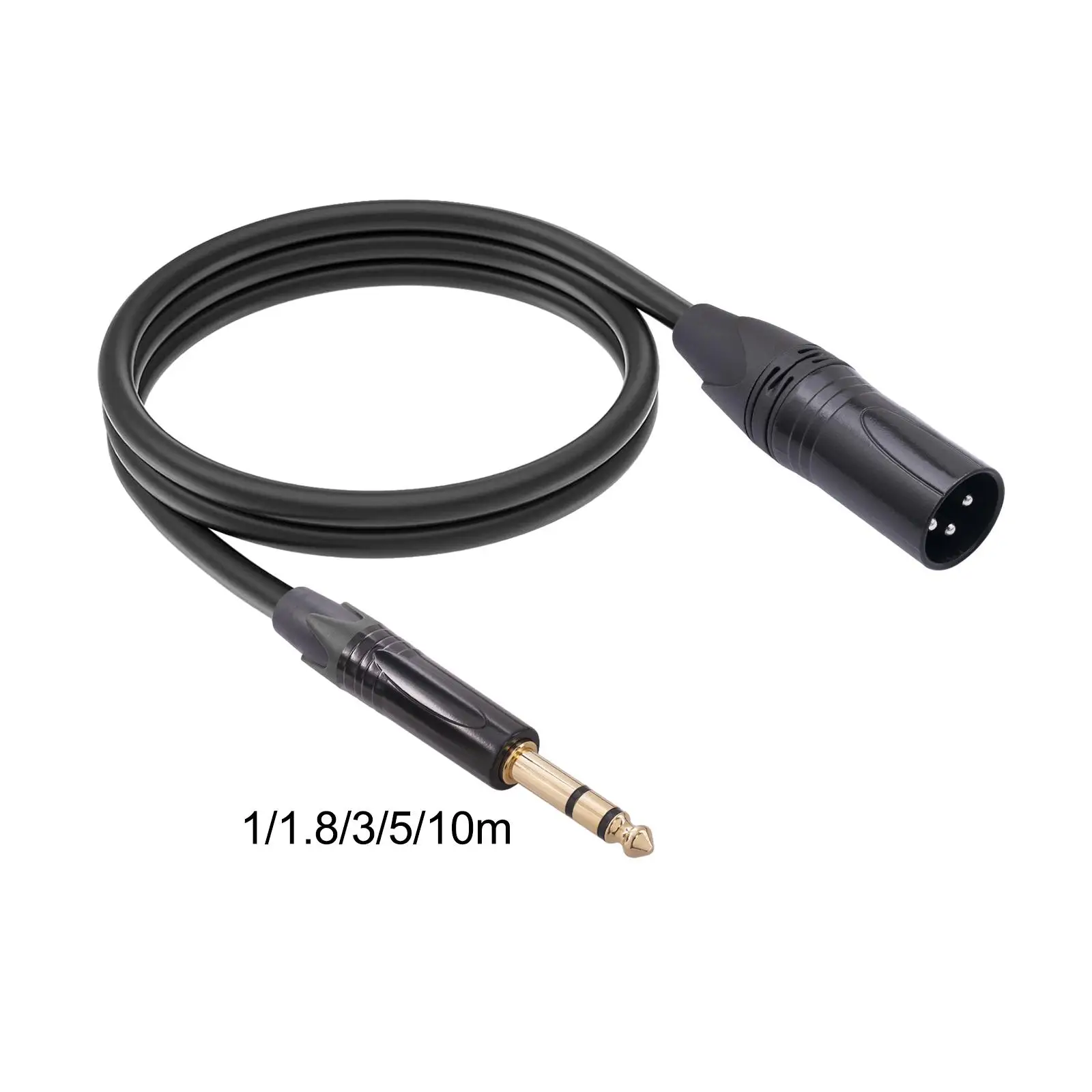 6.35 to XLR Cable Microphone Stereo Audio Cable Speaker 3 Pin XLR Camcorders Connector Audio Adapter Cable DSLR Cameras 1/4 inch