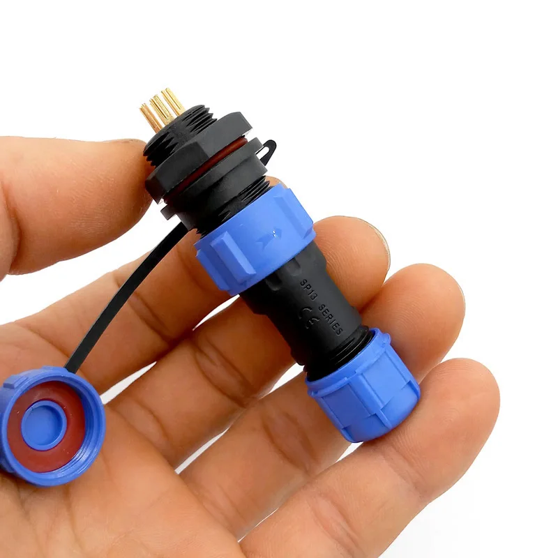 SP1310 SP1312 waterproof connector SP13 2pin 3pin 4pin 5pin 6pin 7pin 9pin IP68 connectors plug and socket