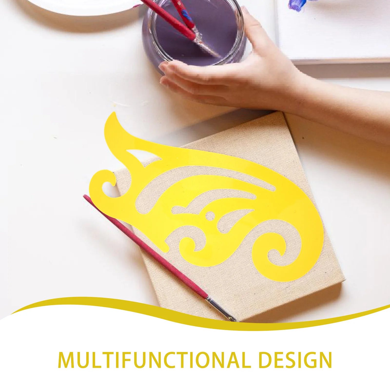 مسطرة خياطة دقيقة للمنزل ومتجر الخياط تستخدم دليل منحنى فرنسي لصنع نمط اللحف وتخطيط القماش