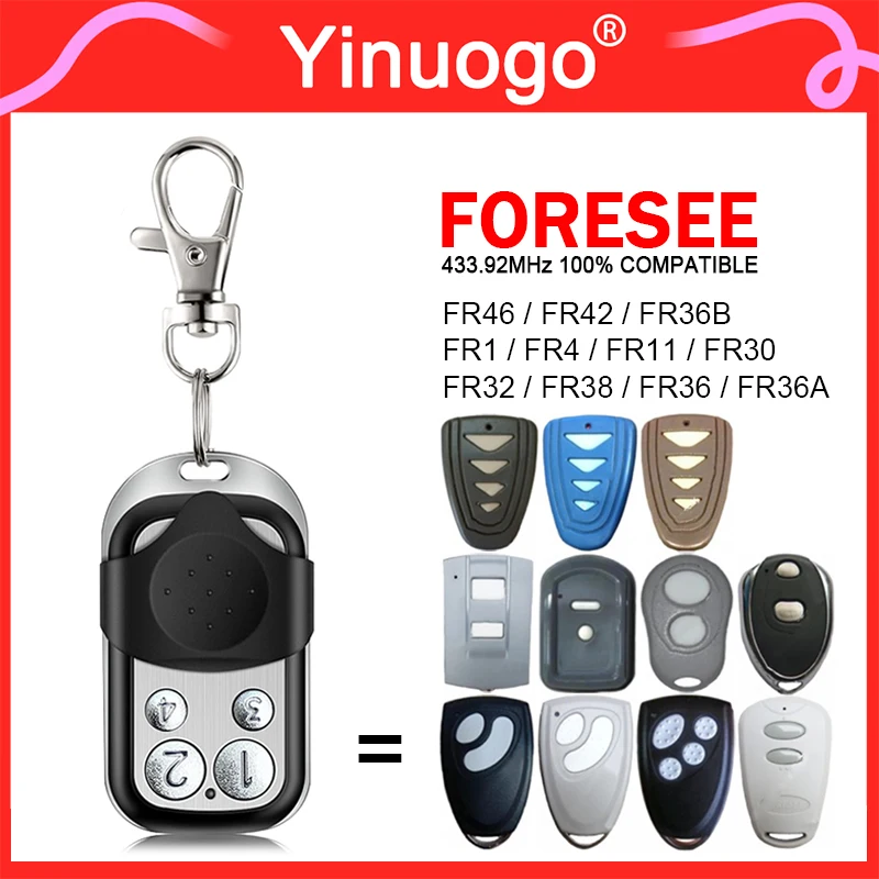 

Для FORESEE FR36A FR36B FR36 FR32 FR38 FR42 FR46 FR1 FR4 FR11 Пульт дистанционного управления гаражом F350M/G F380M/G F390G F500 F600 Двигатели для ворот