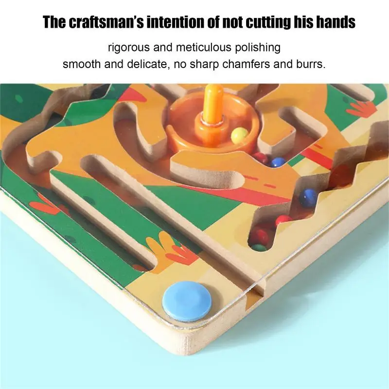 Magnetic Maze Toy Learning Puzzle Board Game Fine Motor Skill Toy Maze Game For Kids Preschool Learning Activities