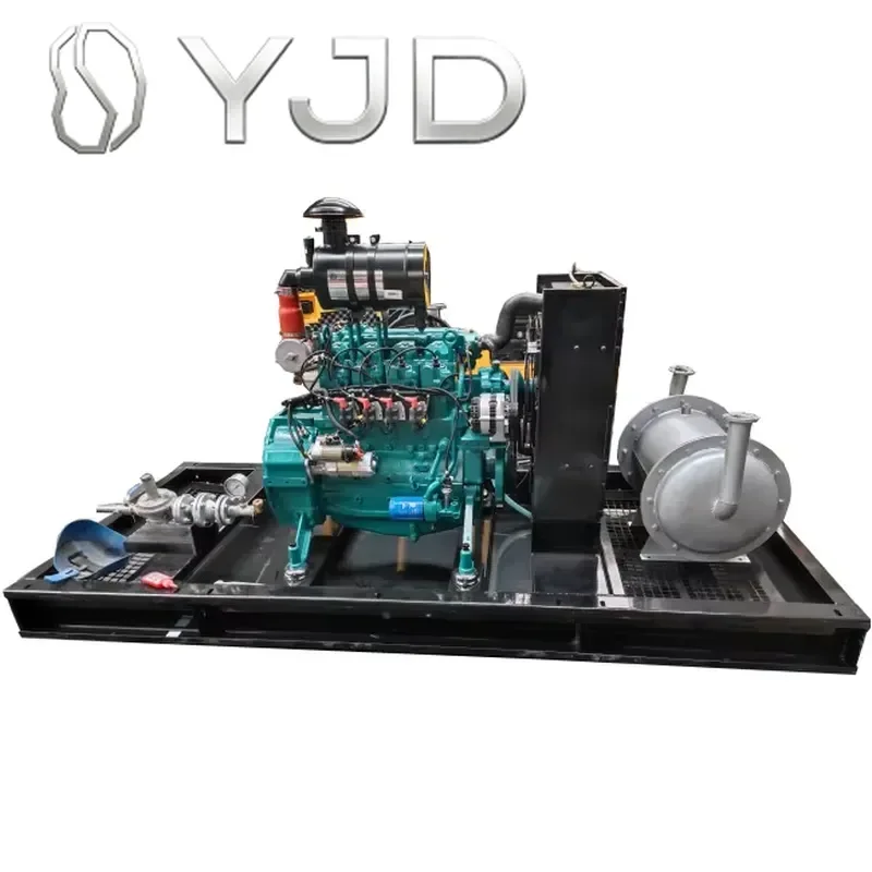 YJD Wood Pellet Electric Generator Factory Price 30kw 40kw 50kw   Engine Natural Gas Biomass Biogas  Gas Electric
