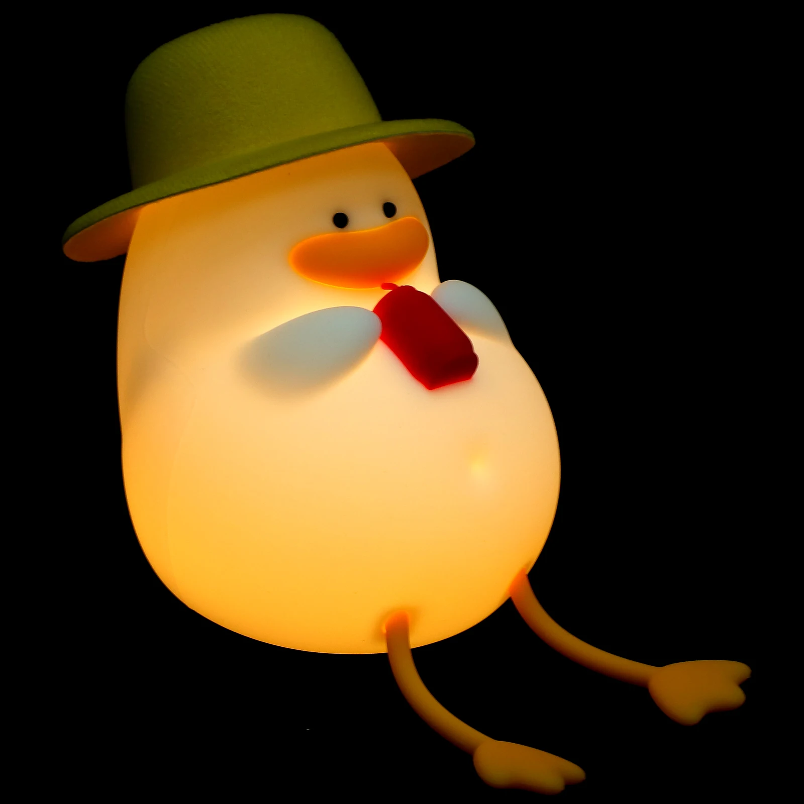 

Duck Night Light Soft Silicone Nursery Small Bedroom LED Night Lamp Decorative Kids Room Light Duck Lamp
