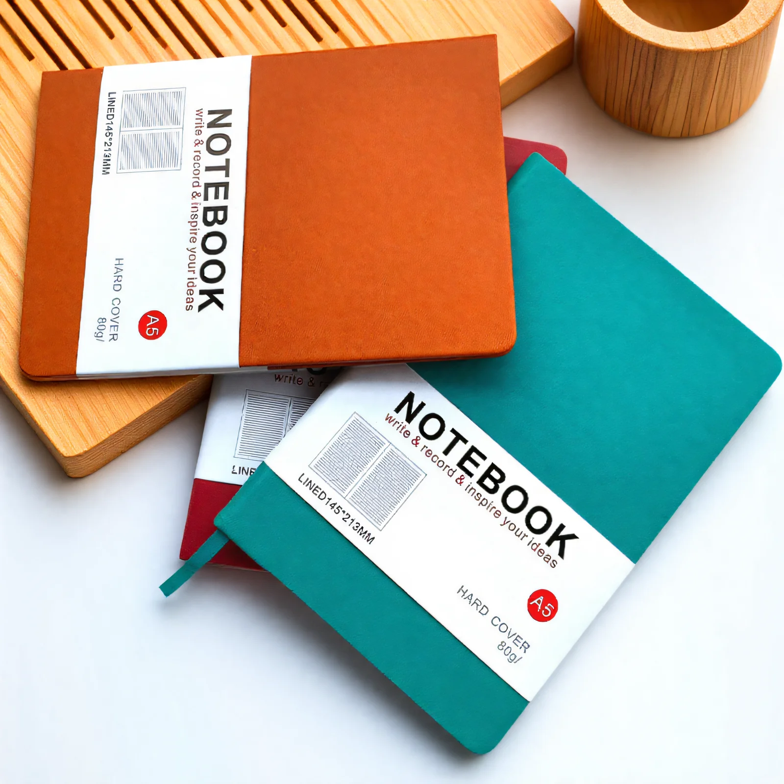 

Agenda a5 Notebook Solid color Journal portable Business Notebooks Elastic student PU office diary Lined Inside Paper Stationery