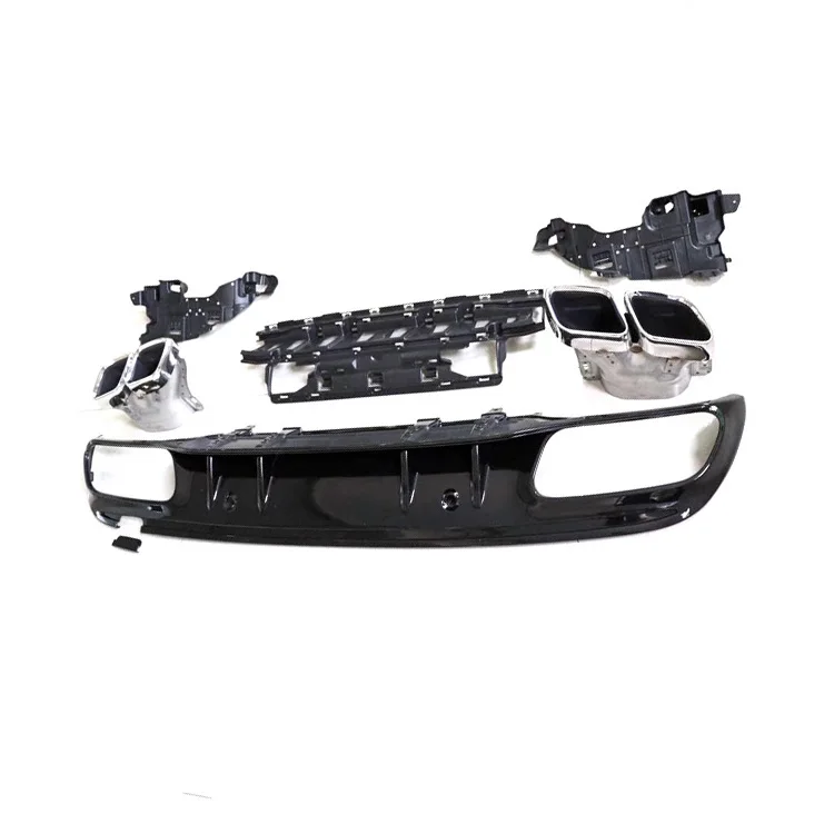 

Заводские продажи Damei W205 C205 Coupe, обновленный C63, спортивный стиль, 4-дверный бампер, наконечники выхлопной трубы, задний диффузор для Benz 2015-2020