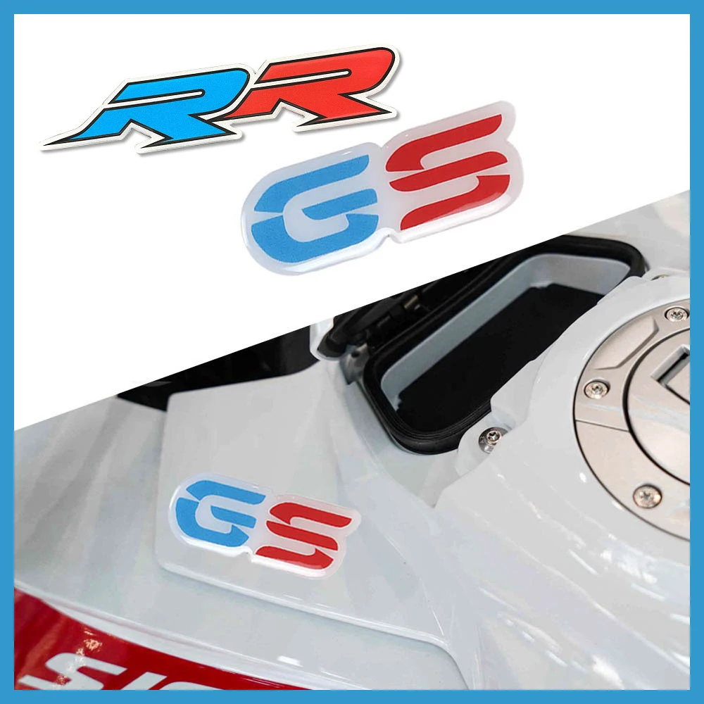 Reflective 3D GS RR Drip Logo Motorcycle Retrofit three-dimensional sticker for GS 310 650 750 850 1000R 1250GS 1200GS S1000RR