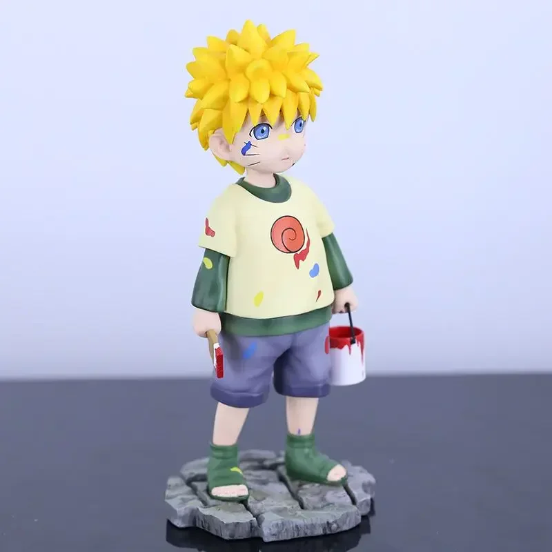 Anime Naruto Figure Kid Uzumaki Naruto Action Figure Childhood Statue 16cm PVC Collection Figurine Model Toys for Birthday Gift