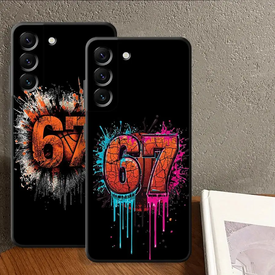 Funda Graffiti Basketball 67 para Samsung Galaxy A73 A51 A25 A16 A55 A06 A57 A15 A52 A36 A23 A05 A53 A17 A37 A13 A50