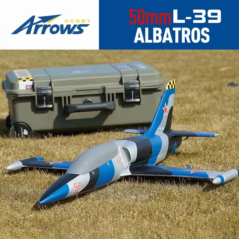 Blue Arrow 50mm L39 Entry To Advanced Hand-Throwing RC Model Realistic Brushless Fixed-Wing Electric Remote Control Aircraft view 6
