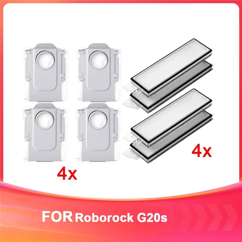 

AA81-For Roborock G20s Robot Vacuum Cleaner Accessories Filters And Dust Bags Replacement Kits Replacement Supplies