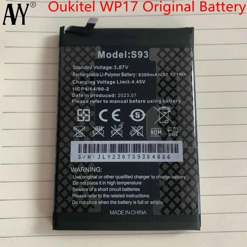 

Battery for Oukitel WP17 Smartphone Accessories