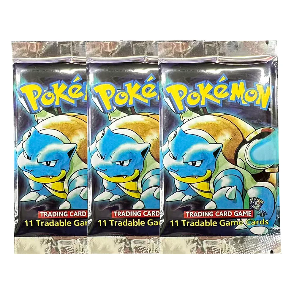 Basisset 1e editie Shadowless Booster Box Pokemon-kaarten PTCG Proxy Classic Anime Collection Card 1Set 36 Packs 1Pack/11Card