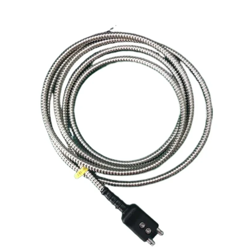 

6ft Armored cable compatible with cable of KrautKramer Style DM Type compatible with style Dual plug Lemo 00 to Dual Microdot