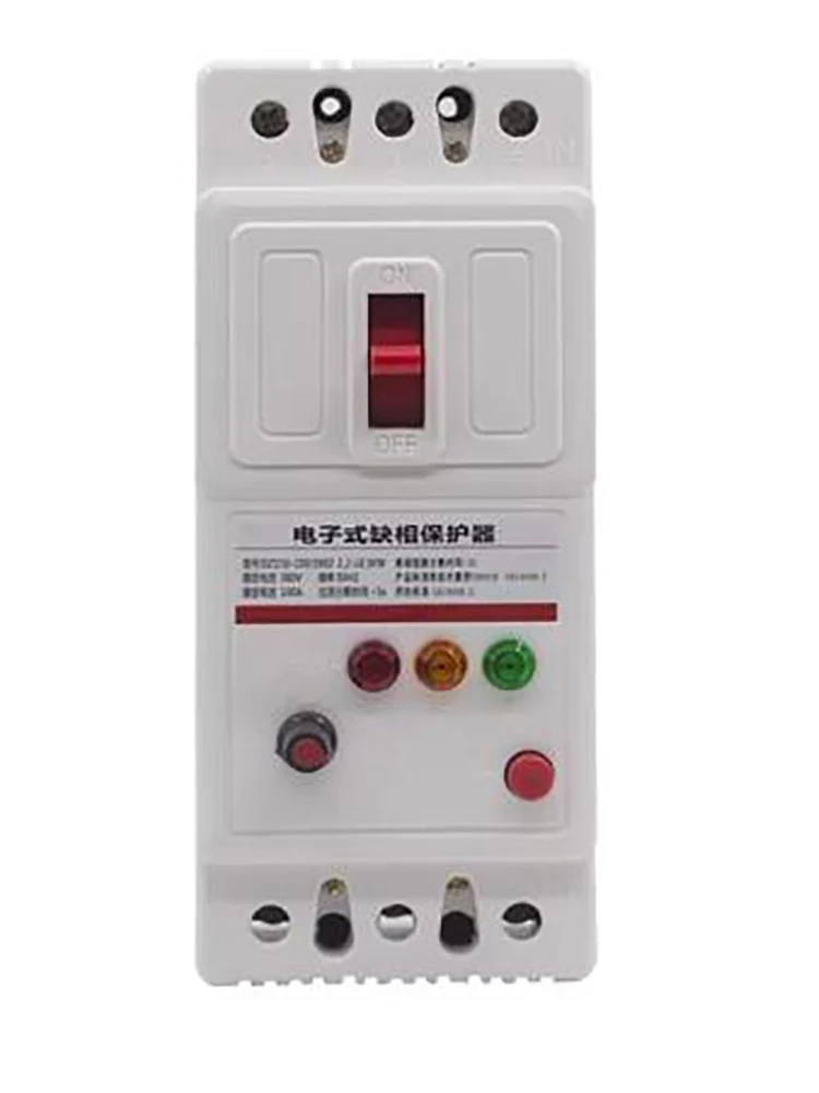 Missing phase overload circuit breaker DZ15 motor protector motor water pump 380V digital display timing leakage switch