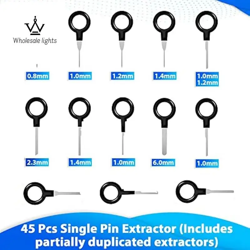 

Electrical Pin Removal Tool Kit Wire Terminal Release Tool Wire Connector Pin Removal Tool Kit Pin Extractor Tools For Car Auto