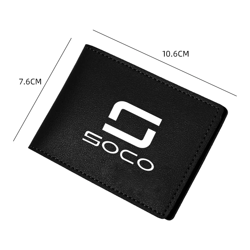 Motorcycle Driver's license Cover Holder ID Credit Card Wallet Suede For SUPER SOCO CPx CUx CU TC 50/MAX/WANDERER TS TSX 1500