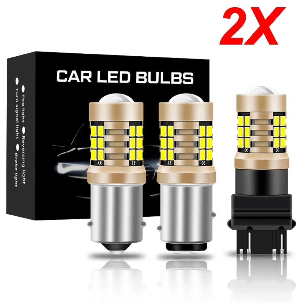 

2pcs T20 LED W21/5W 7443 W21W 7440 PY21W P21W Led BA15S BAU15S Car LED Bulb P21/5W Turn Signal Light 1156 3157 P27W Lamp