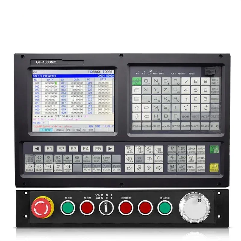 20263 Axis Cnc Milling Controller Low Cost with PLC ATC Function for Milling Machine