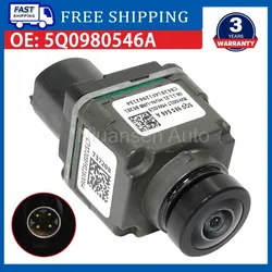 5Q0980546A 360 Surround Camera For Audi A4 A5 Q5 Q7 S4 S5 SQ5 Porsche Cayenne Macan Panamera VW Atlas Passat Tiguan 2015-2023