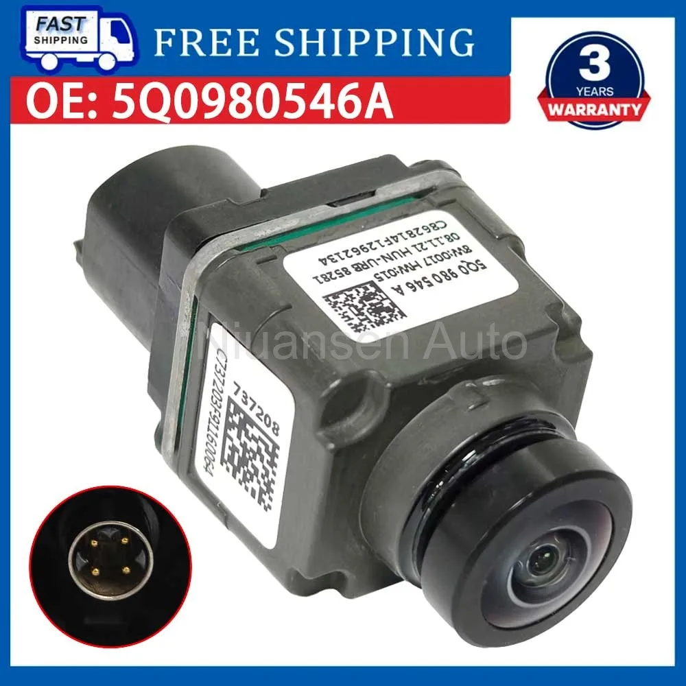 5Q0980546A 360 Surround Camera For Audi A4 A5 Q5 Q7 S4 S5 SQ5 Porsche Cayenne Macan Panamera VW Atlas Passat Tiguan 2015-2023