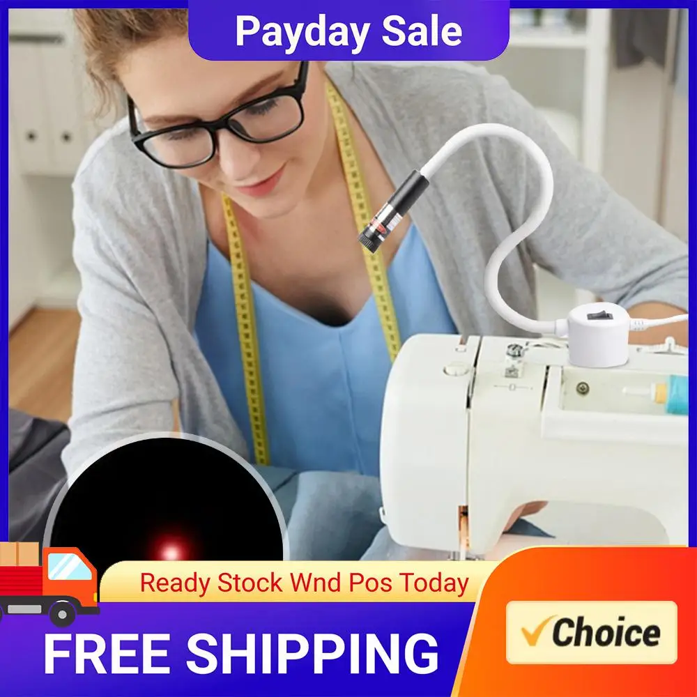 

Magnetic Positioning Quilting Light with Adjustable Dot/Straight Line/Crosshair Light Magnetic Attachment for Straight Stitching