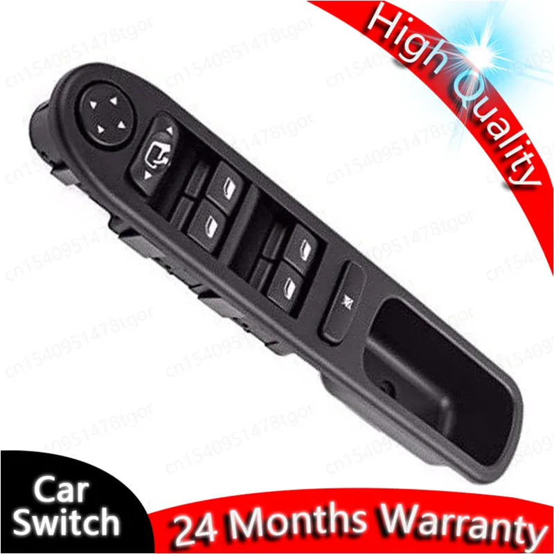 

For Citroen C4 Window Switch Car Front Left Master Electric Power Control Switch With Rearview Mirror Buttons 9651464577