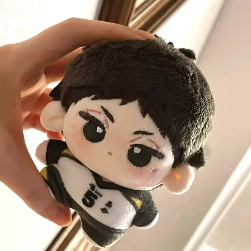 10CM Anime Identity V Akaashi Keiji muñeca de algodón juguetes  peluche peluche estudiante colgante llavero regalo cumpleañ