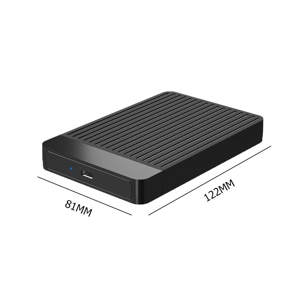 Caja SSD de 2,5 pulgadas, carcasa externa hd, carcasa de disco duro SATA a USB, caja móvil USB3.1 externa para disco SSD de 7mm/9,5mm