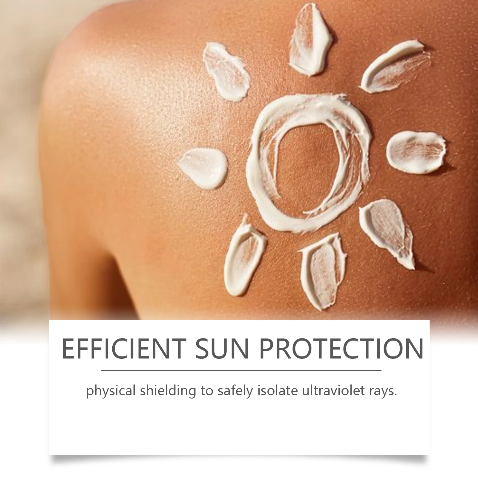 Proteção UV Protetor solar facial do corpo, Controle de óleo impermeável, Protetor solar Hidratante, Brilho Refresh, Anti queimadura solar, Verão, Spf50 +