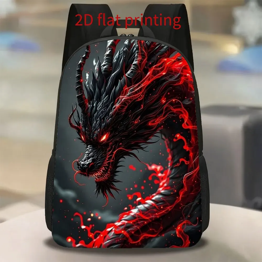 

Burning Eyes Black Dragon Backpack | Cute, lightweight, large capacity, adjustable shoulder strap for daily commuting