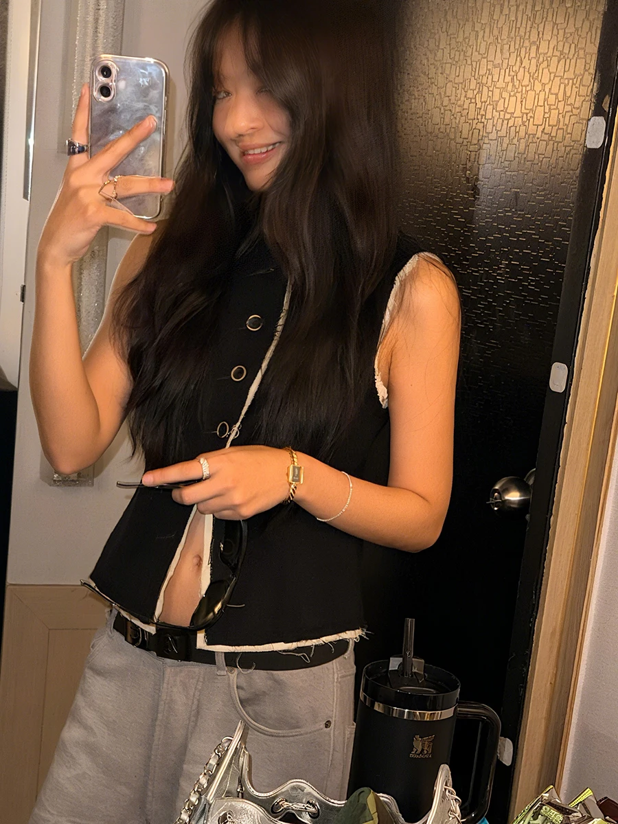 غريب سنور جيني زر تصميم Svel سترة المرأة تنوعا فتاة حار سليم صالح البوليستر جولة Ne ارتداء اليومي