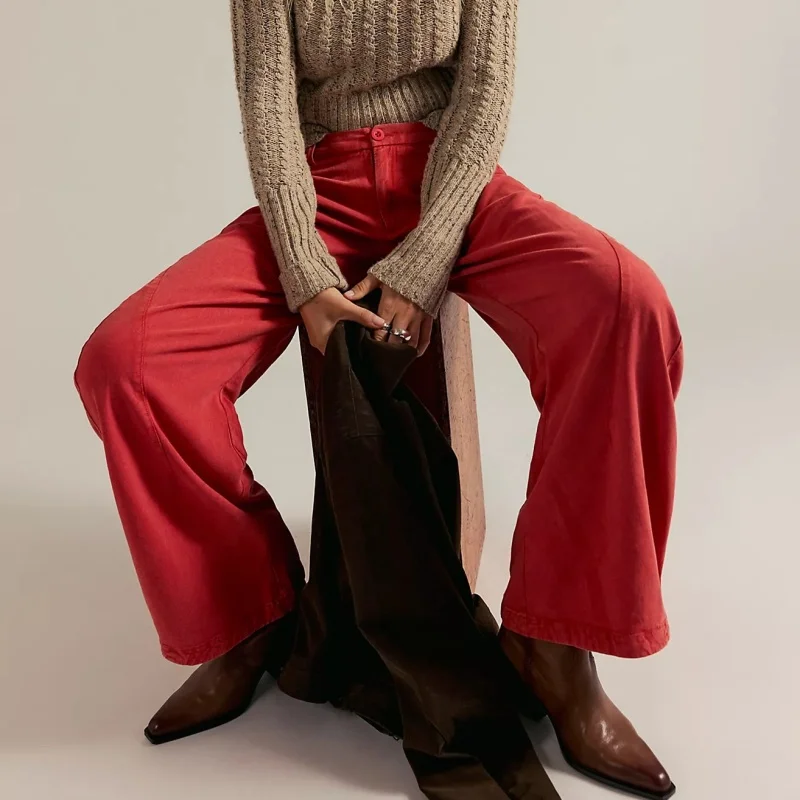 Vrouwen Y2k Baggy Mid Taille Jeans Wijde Pijpen Losse Boyfriend Denim Broek Rechte Pijpen Cropped Barrel Jeans Casual Kleding