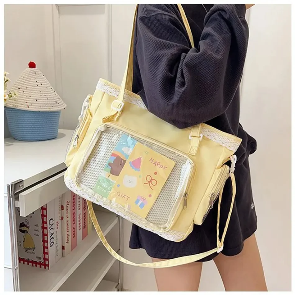 Ballet Girl Large Appetite Itabag Japanische zweidimensionale Umhängetasche als Geschenk für Freunde, Damenhandtasche – Detail 1