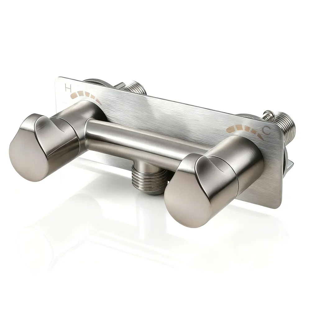 

1pcs 4" RV Shower Head Valve 0-80℃ Outdoor Shower Box All-metal Stainless Steel RV Parts & Accessories