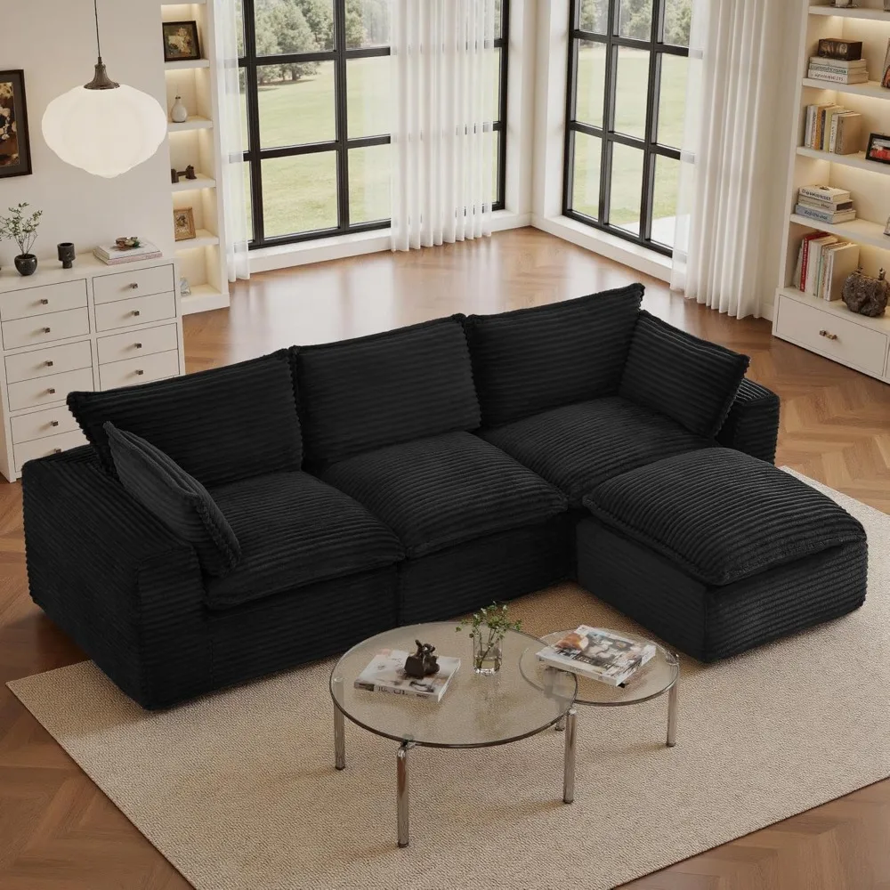 

118 Oversized Couches for Living Room Flexible Sectional Couchs Cozy Cloud Couch Fluffy Boneless Couch Modern