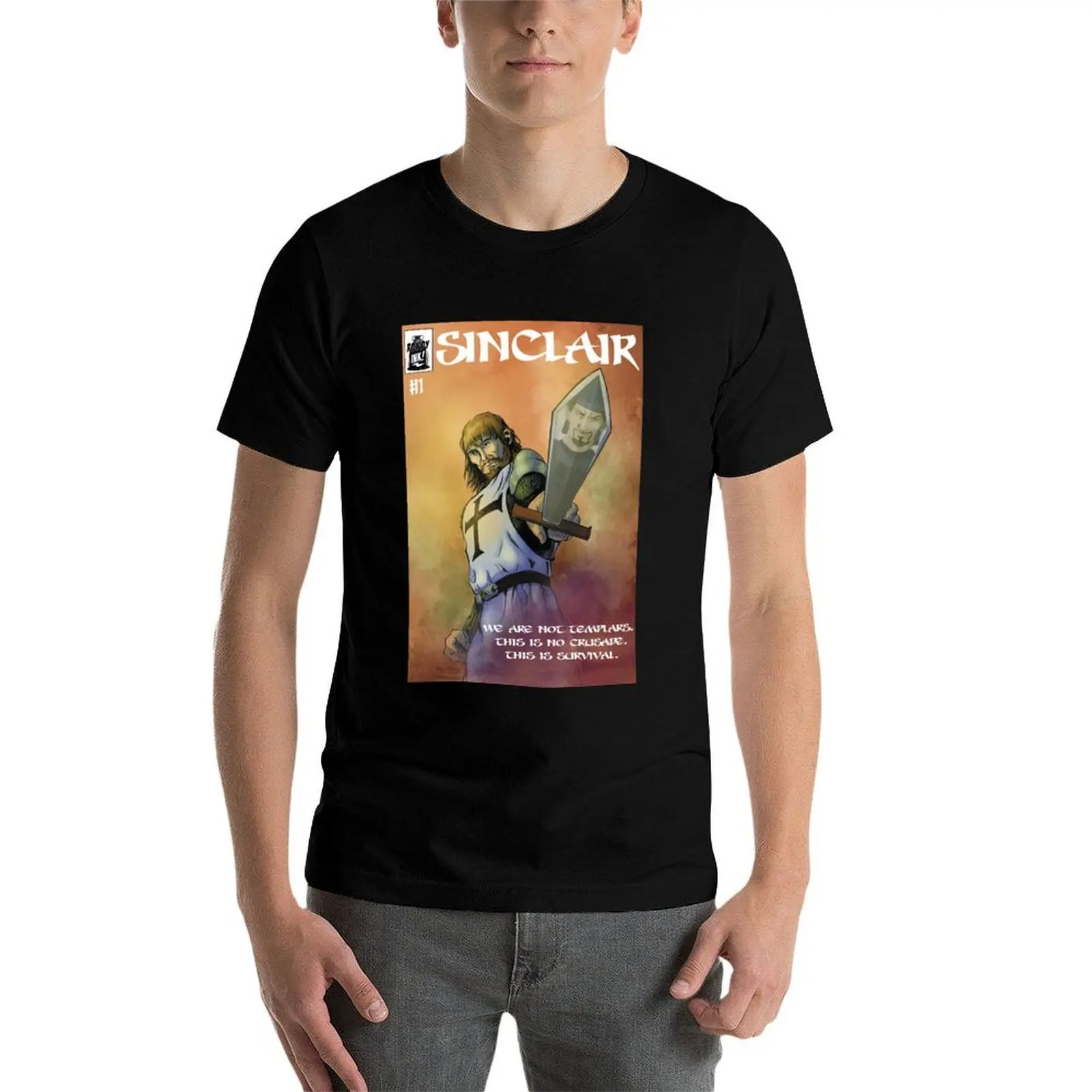 

SINCLAIR Cover Image T-Shirt man t shirts cotton t shirt man luxury t shirts with prints T-Shirt