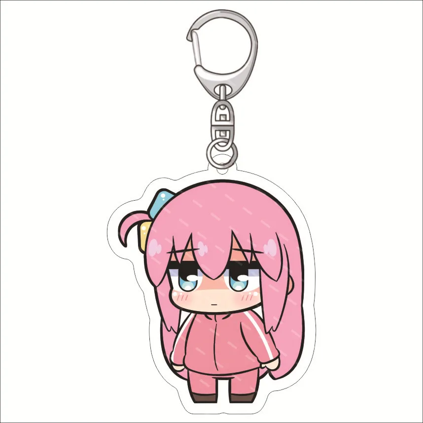 6CM Anime Cute Cartoon BOCCHI THE ROCK! Figures Kita Ikuyo Gotō Hitori Ijichi Nijika Cosplay Acrylic Keychains Fans Gifts
