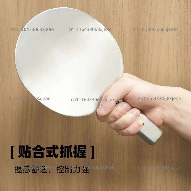 Stainless steel ping pong racket with weighted training paddle for strength training and fitness