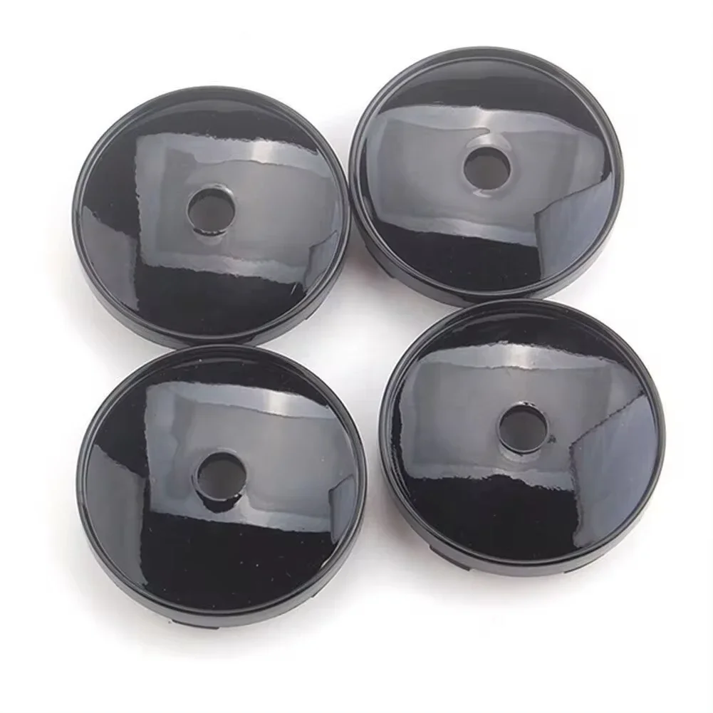 4PCS 60MM Black Universal Car Wheel Center Hub Caps Rim Cover Auto Modified Accessories