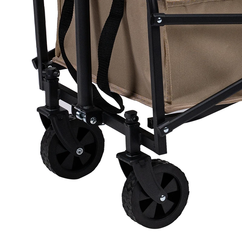 للطي للطي فائدة عربة الشاطئ عربة الثقيلة سعة كبيرة عربة أضعاف عربة في الهواء الطلق المحمولة عربة التخييم الجدول #5