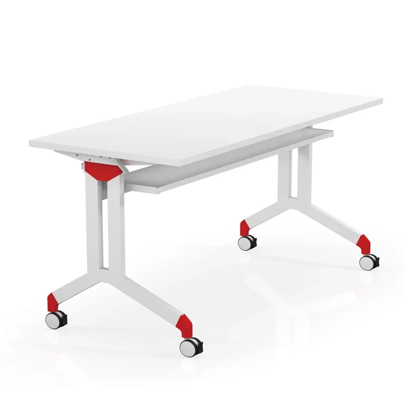 Office Furniture  School for Student Desk Foldable Training Meeting Table With Wheels