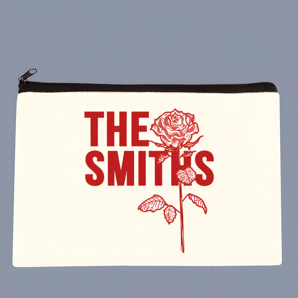 The Smiths Morrissey 1980's Rock The Queen Is Dead Cute Mini Coin Purse Canvas Student Wallet Coin Case Zipper Hand Key Case