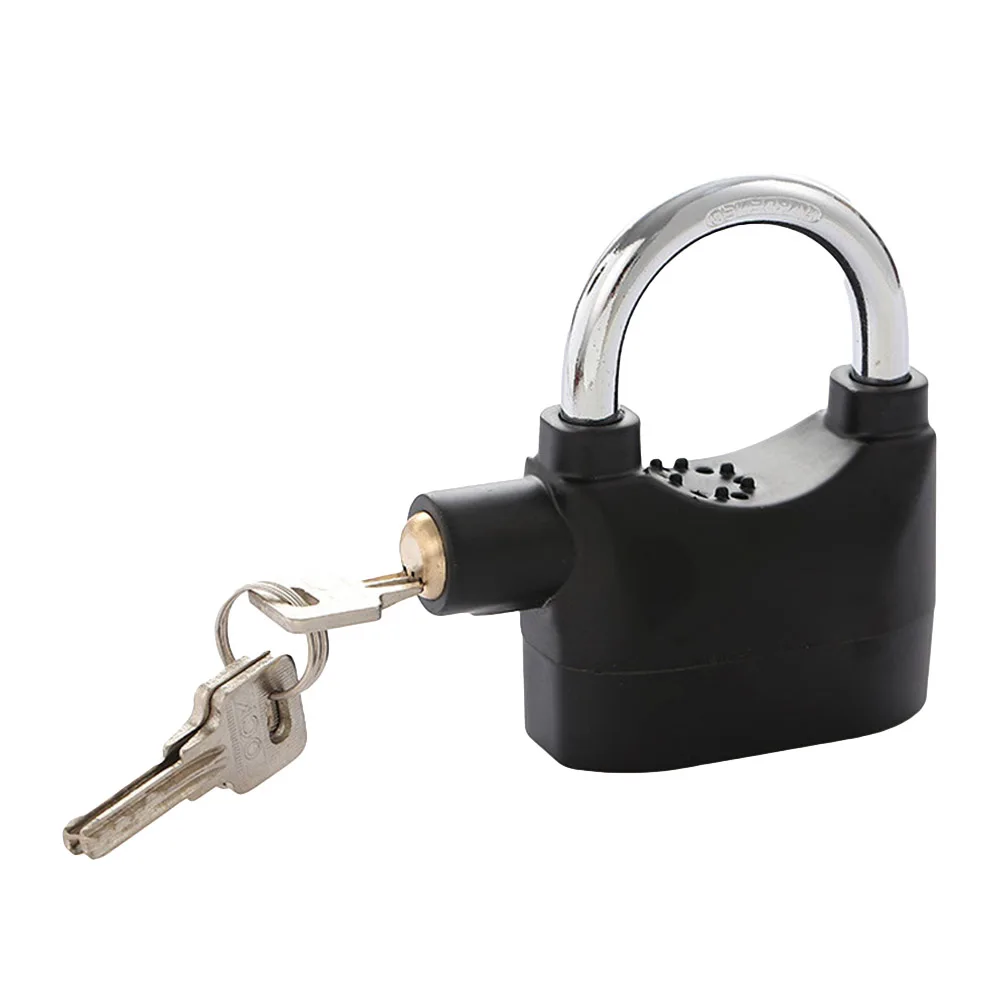 

Anti Theft Lock Heavy Duty Metal Padlock for Bike Motorcycle Siren Alarm Copper Core Mini Size Security Brake Disc Lock Anti
