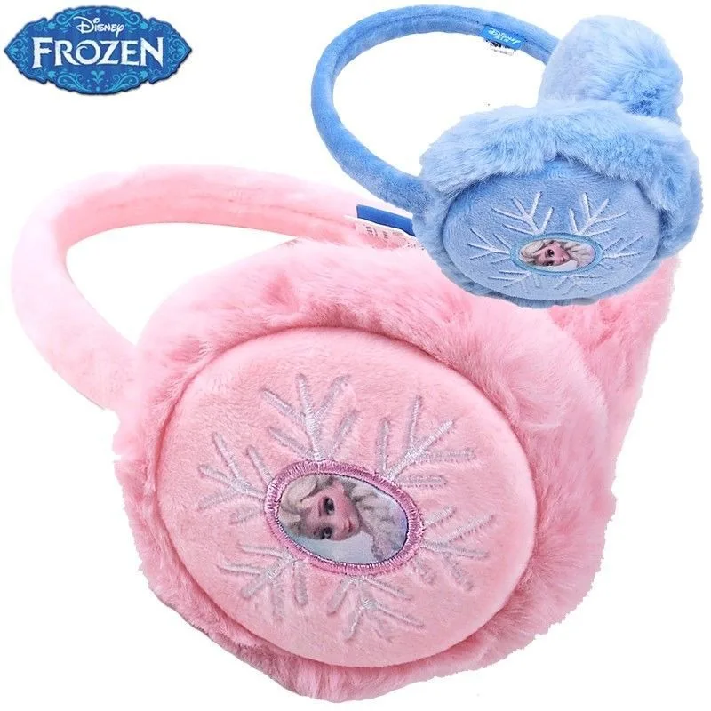 Orejeras para niños de Frozen Princess de Disney, orejeras cálidas para bebés de Mickey y Minnie para niños y niñas, otoño e invierno