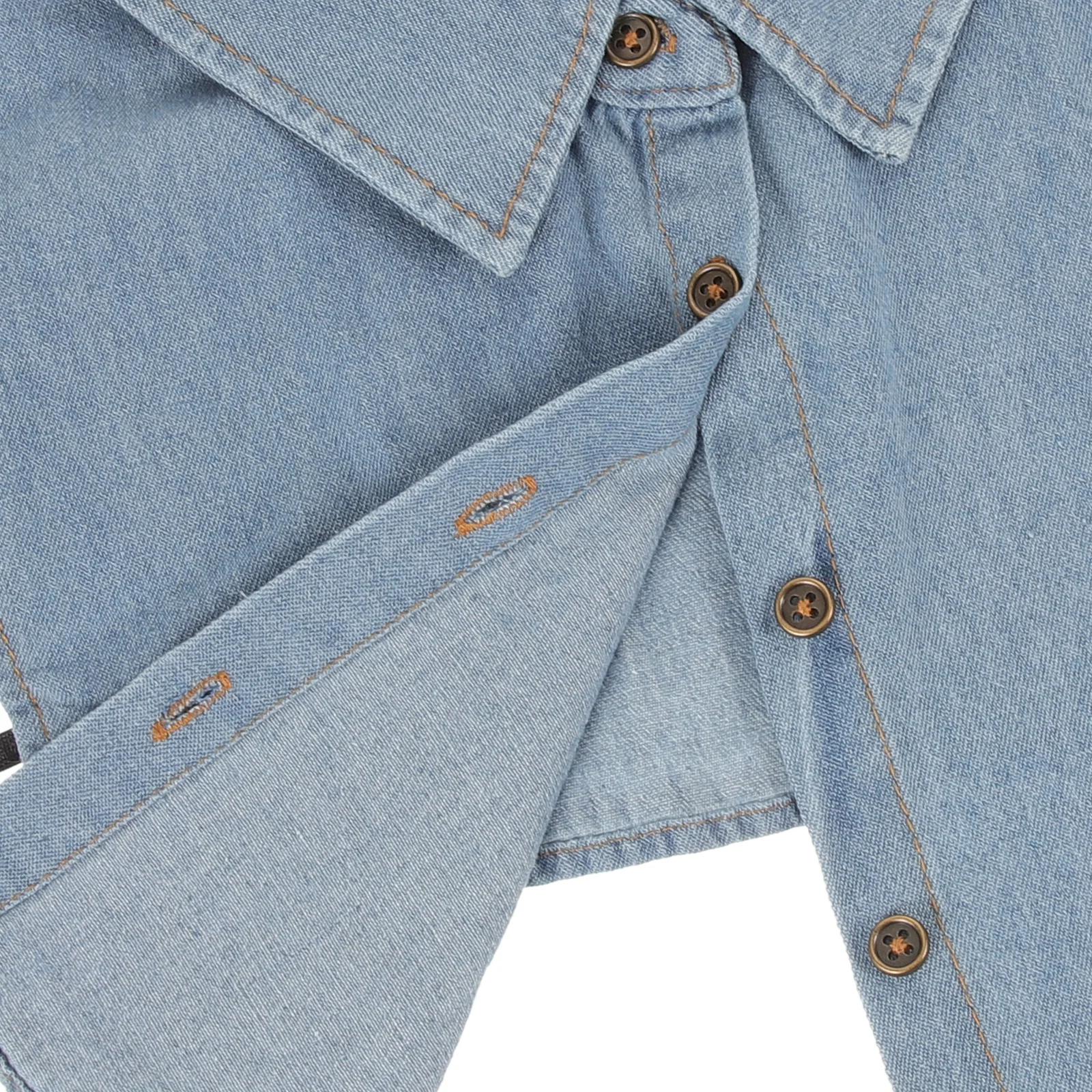 Camisa de algodón con cuello falso para mujer, cuello falso desmontable a la moda, Ideal para la playa, camiseta sin mangas, blusa, prendas de vestir exteriores, collares falsos