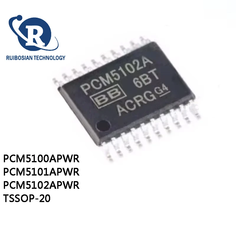 5 uds nuevo Original PCM5100 PCM5100APWR PCM5101 PCM5101APWR PCM5102 PCM5102APWR 5102 5100 5101 TSSOP-20